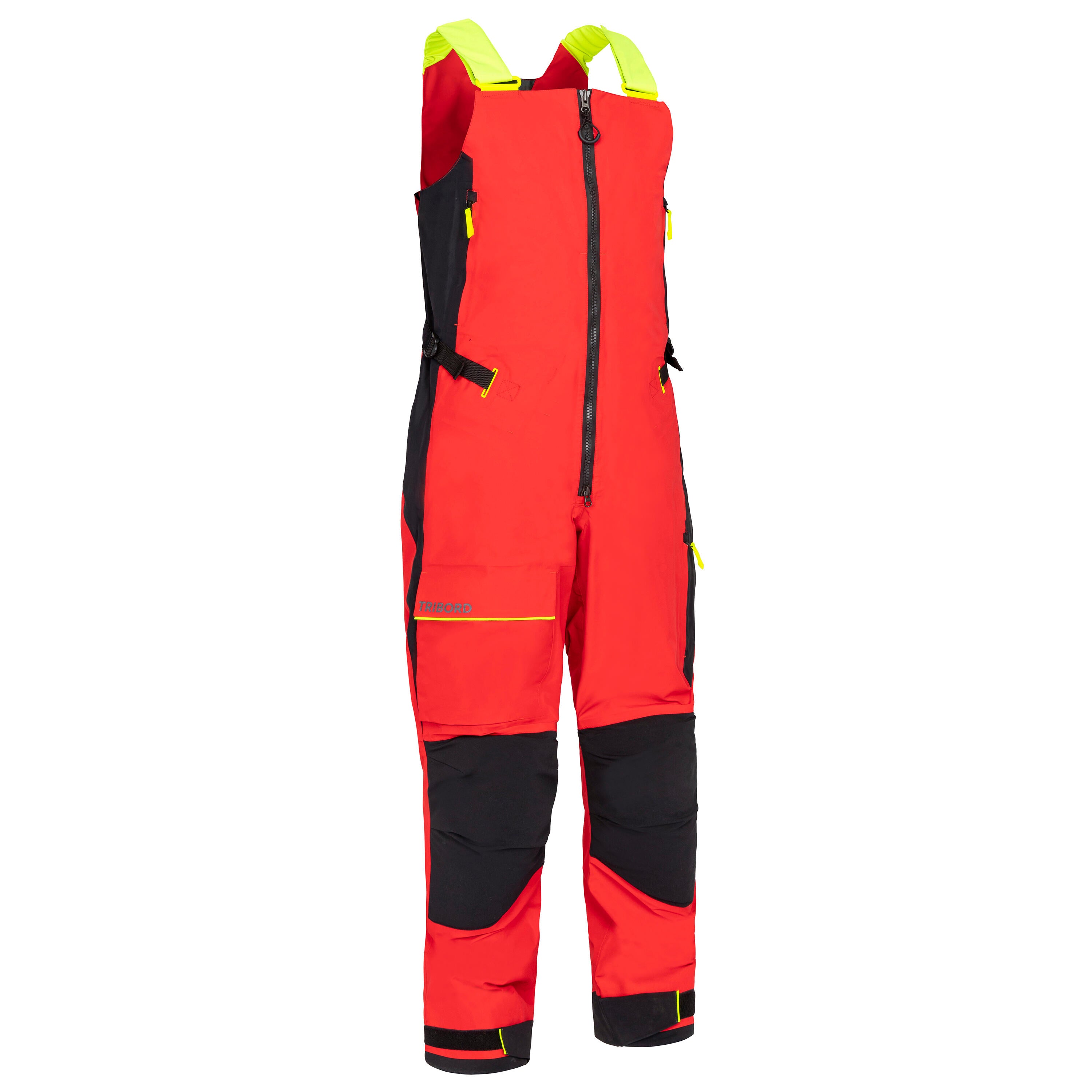 TRIBORD Open Offshore 900 Dropseat, Fire Red/Black/Neon Yellow