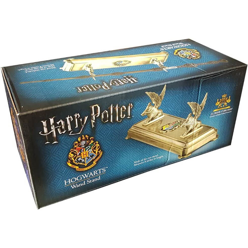 The Noble Collection Harry Potter wand stand, Hogwarts crest