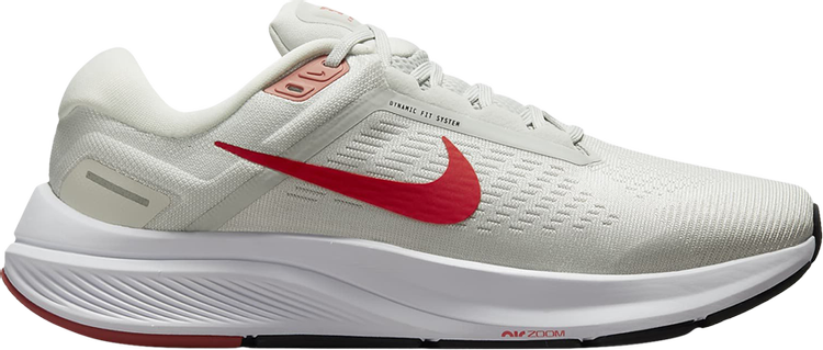 حذاء Nike Air Zoom Structure 24 'Photon Dust Light Crimson' باللون الأبيض