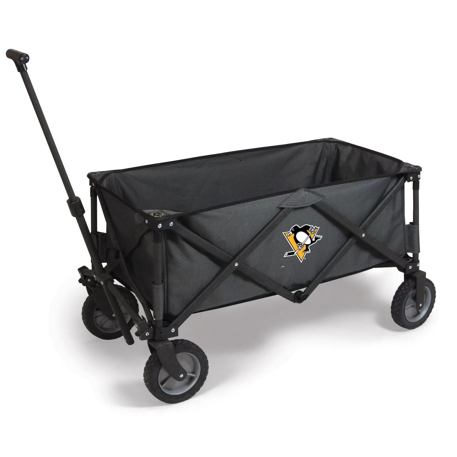 Picnic Time Pittsburgh Penguins Adventure Wagon Portable Utility Wagon Picnic Time