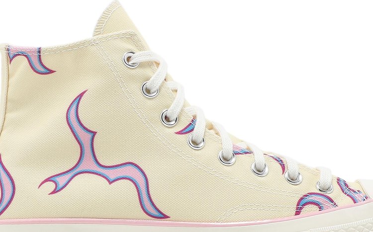 حذاء رياضي كونفيرس جولف Le Fleur x Chuck 70 High Flame - أصفر فاتح