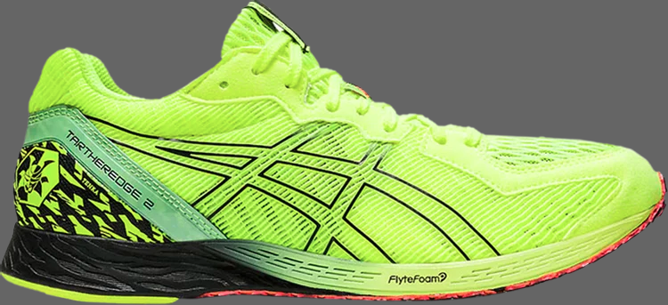 حذاء رياضي Tartheredge 2 tenka 'safety yellow' من Asics باللون الأصفر