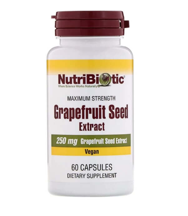 Grapefruit seed extract, 250 mg, 60 capsules, NutriBiotic