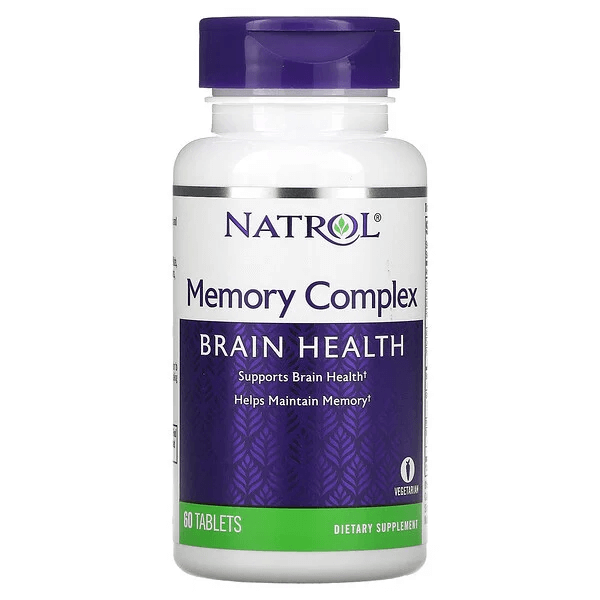 Memory Complex, Brain Health, 60 Tablets, Natrol