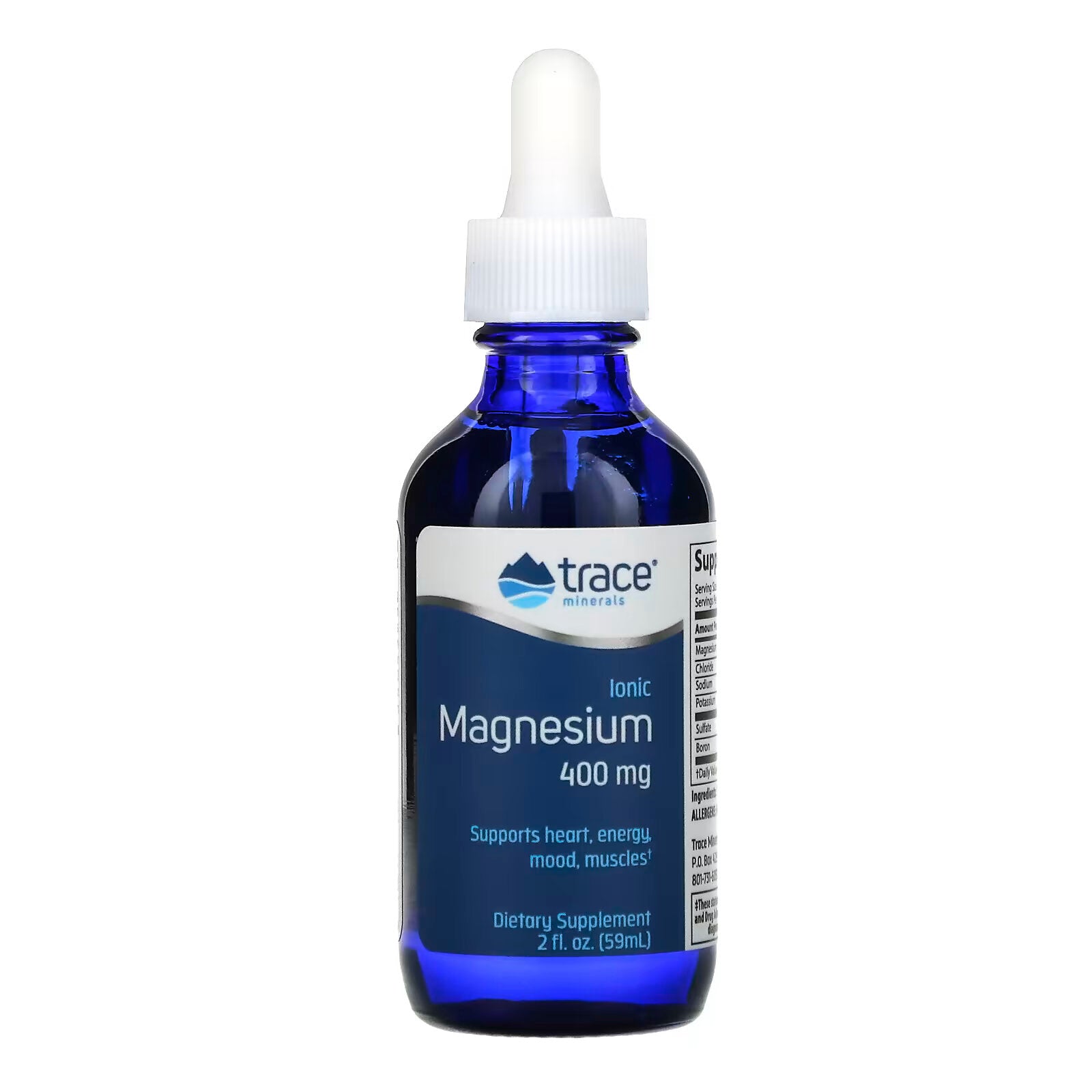 Trace Minerals Ionic Magnesium, 400 mg, 59 ml (2 fl oz)