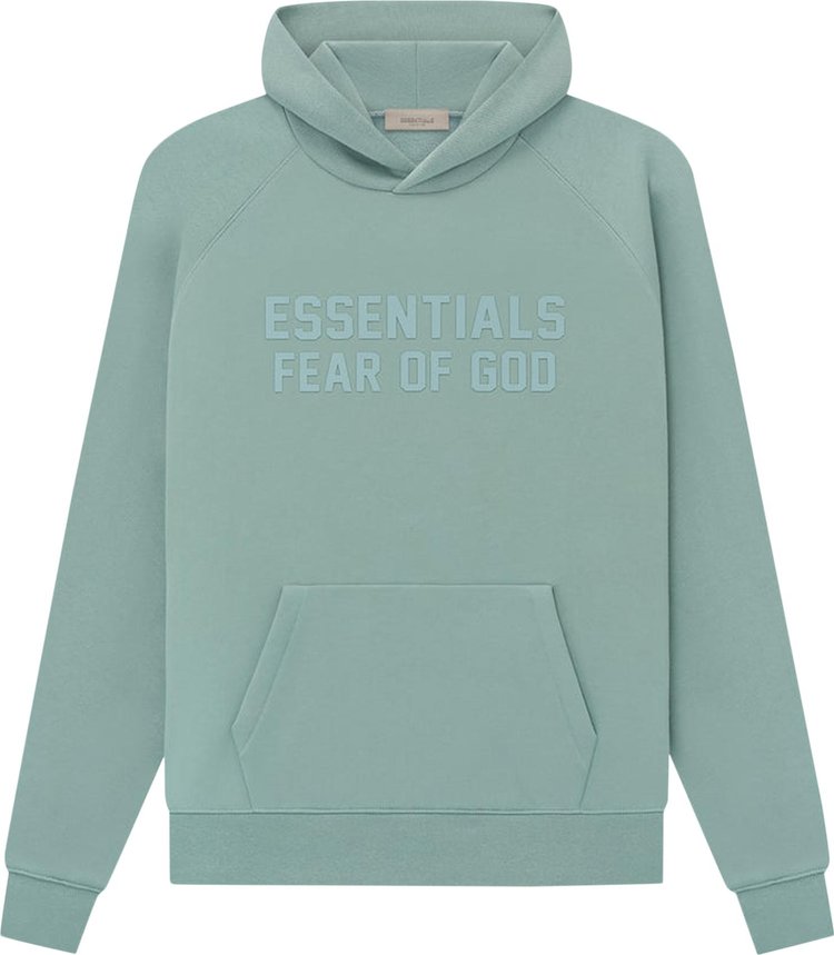 Fear of God Essentials Hoodie 'Sycamore', green