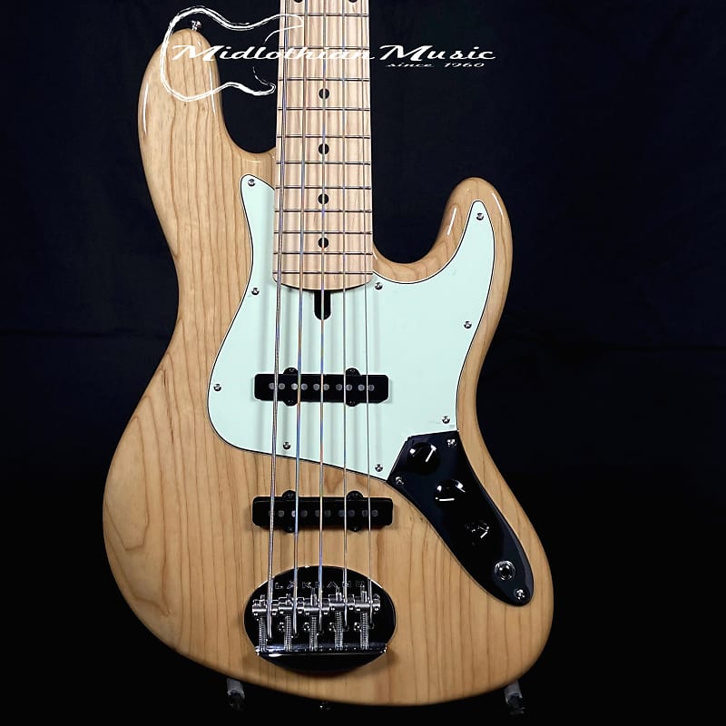 Bass guitar Lakland Skyline JO-05M - AKA 55-60 - 5-String Bass Guitar - Natural Gloss Finish