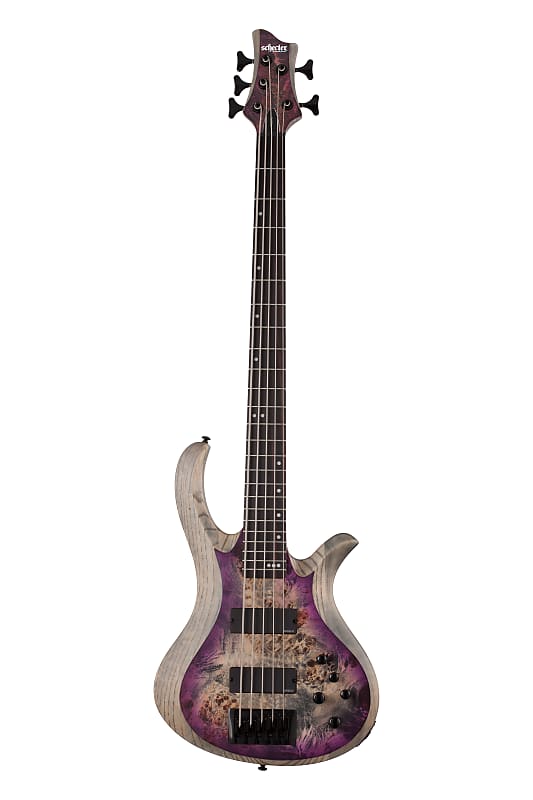 Schecter RIOT-5 5-String Electric Bass, Satin Aurora Burst RIOT-5 5-String Electric Bass