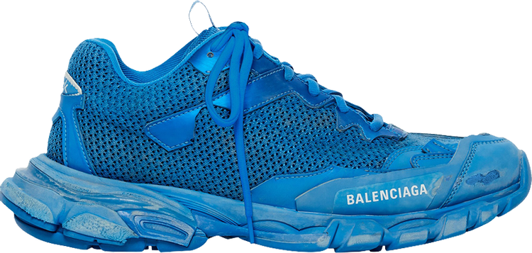 حذاء رياضي Balenciaga Track.3 باللون الأزرق والأبيض والأزرق