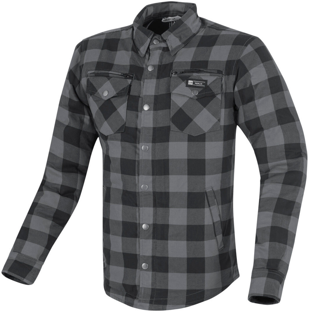 Merlin Madison motorcycle shirt, gray