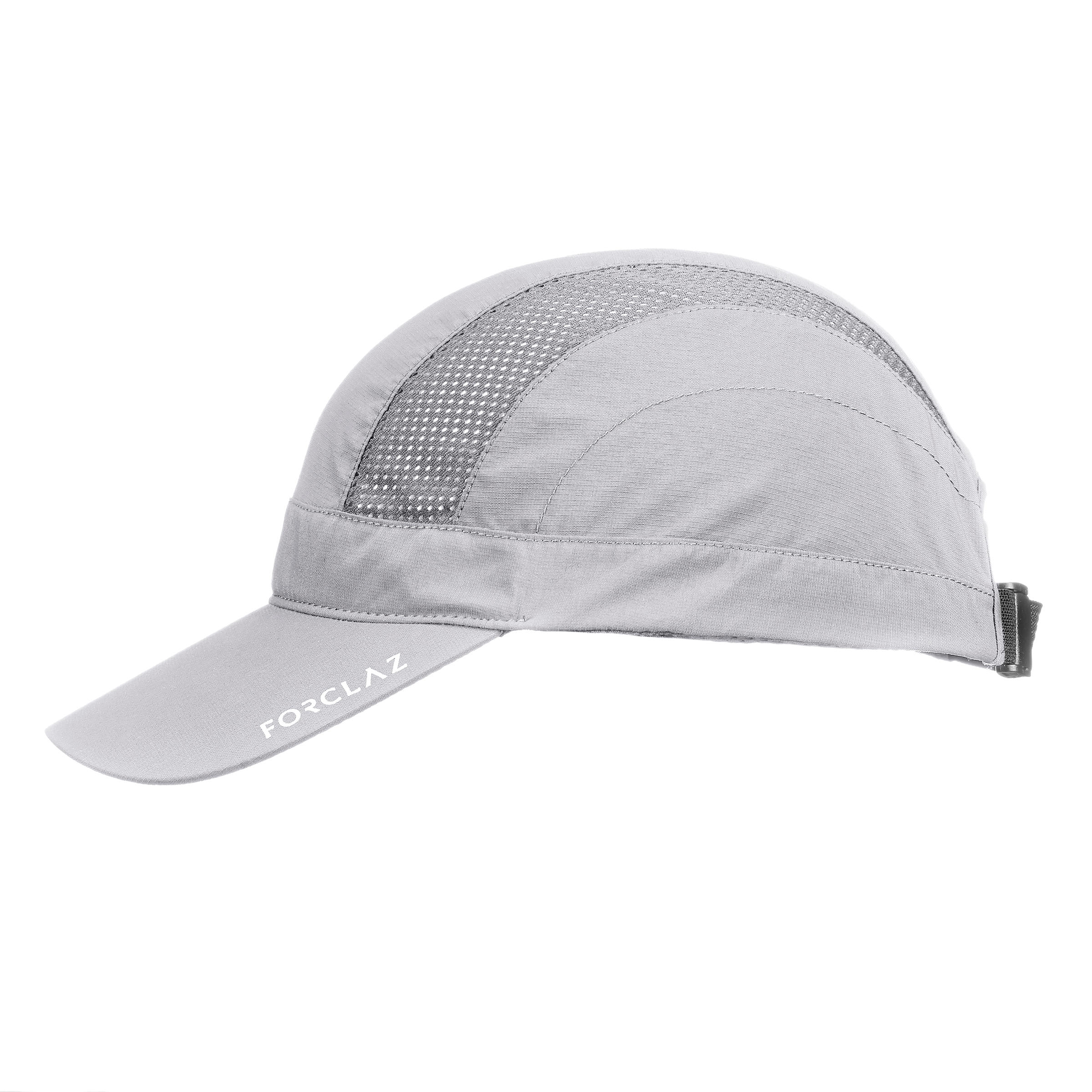 Forclaz Trek 500 Cap with Ventilated Inserts, Light Pewter Gray