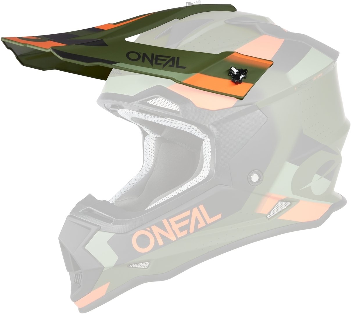 Oneal 2Series Spyde helmet visor, green