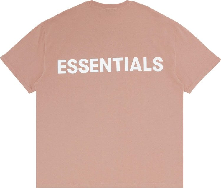 Fear of God Essentials 3M Logo Boxy T-Shirt 'Blush', Pink