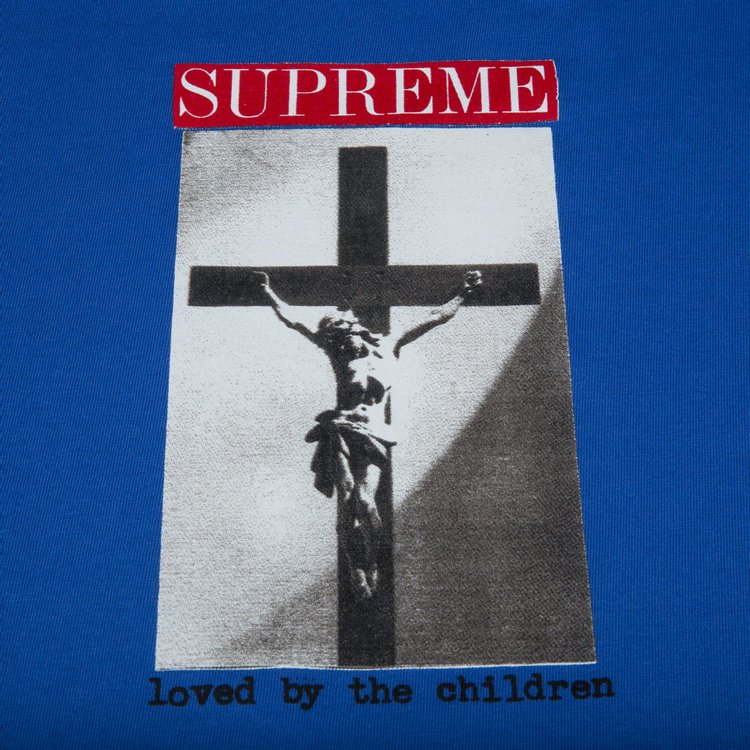 تي شيرت Supreme Loved By The Children 'Royal' باللون الأزرق