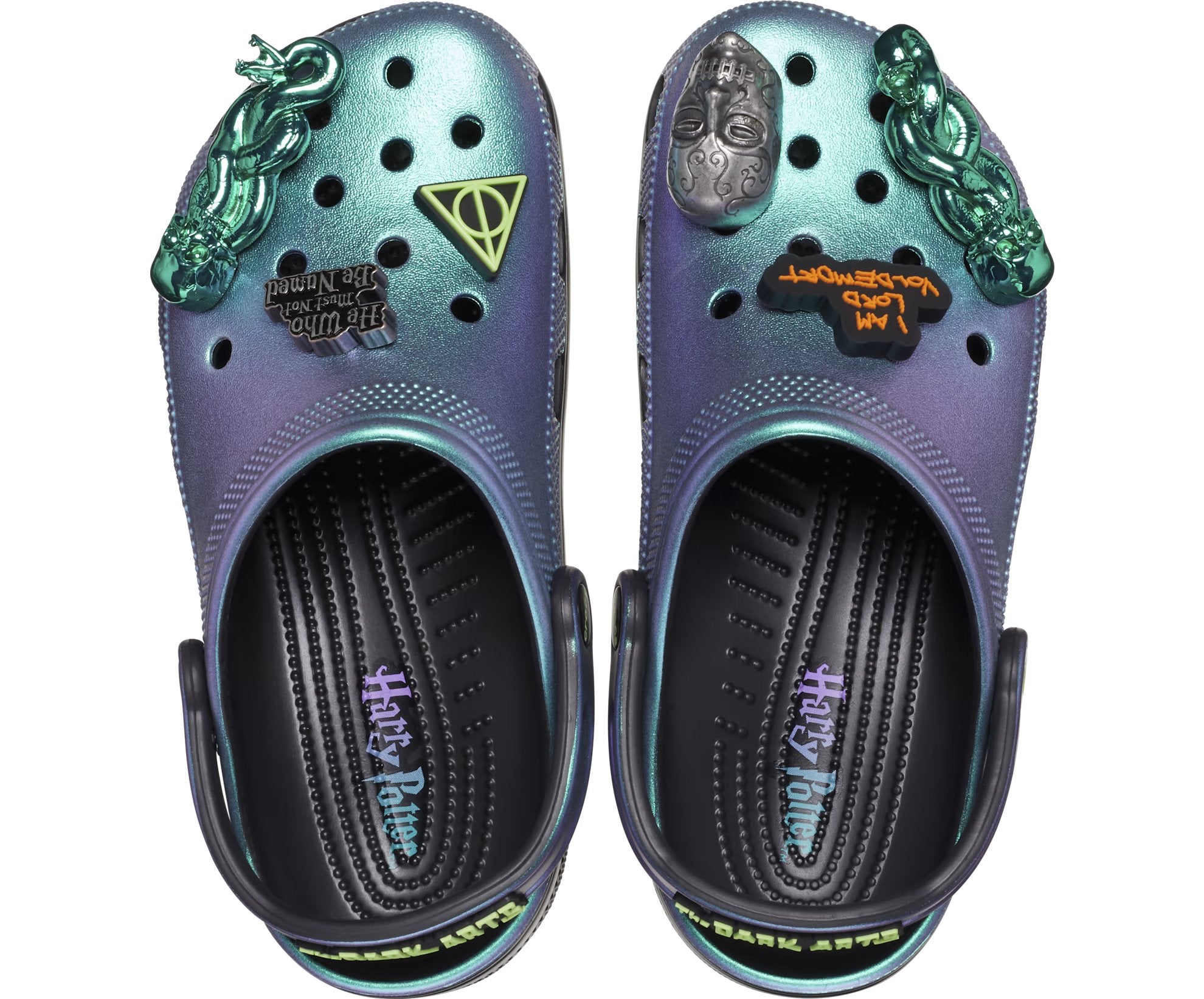 Crocs Harry Potter Dark Arts Classic Unisex Clogs, black