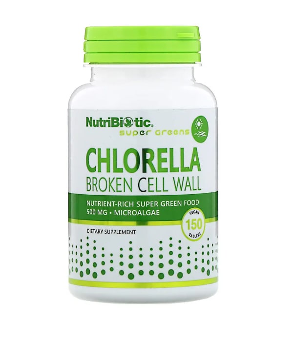 Super Greens, Chlorella, 500 mg, 150 Vegan Tablets, NutriBiotic