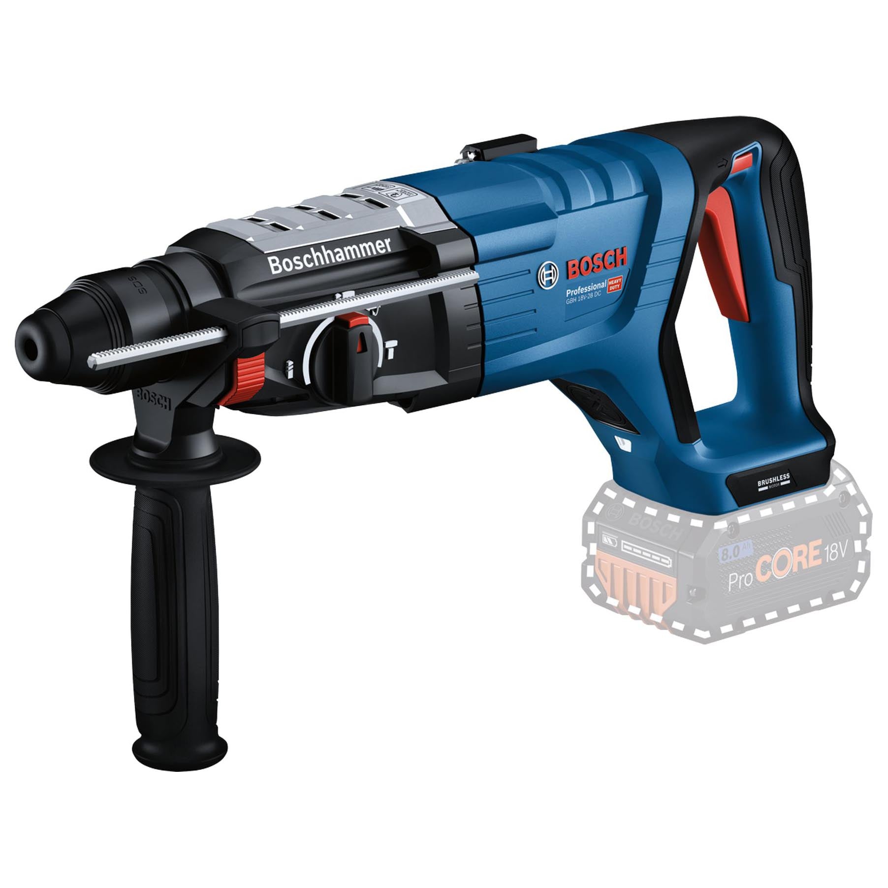 مثقاب مطرقة لاسلكي Bosch Bulldog GBH18V-28DCN 18V (بدون بطارية)