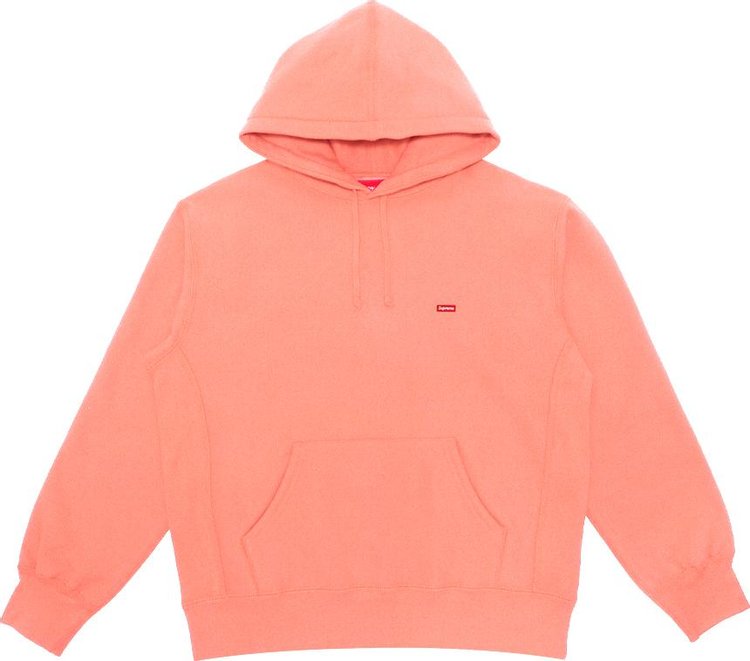 سويت شيرت Supreme Small Box Hooded Sweater 'Dusty Coral'، برتقالي