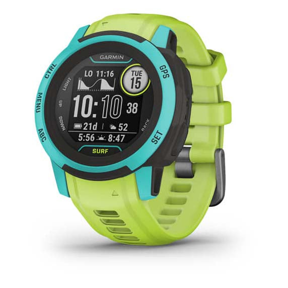 Smartwatch Garmin Instinct 2S Surf Waikiki, blue/lime