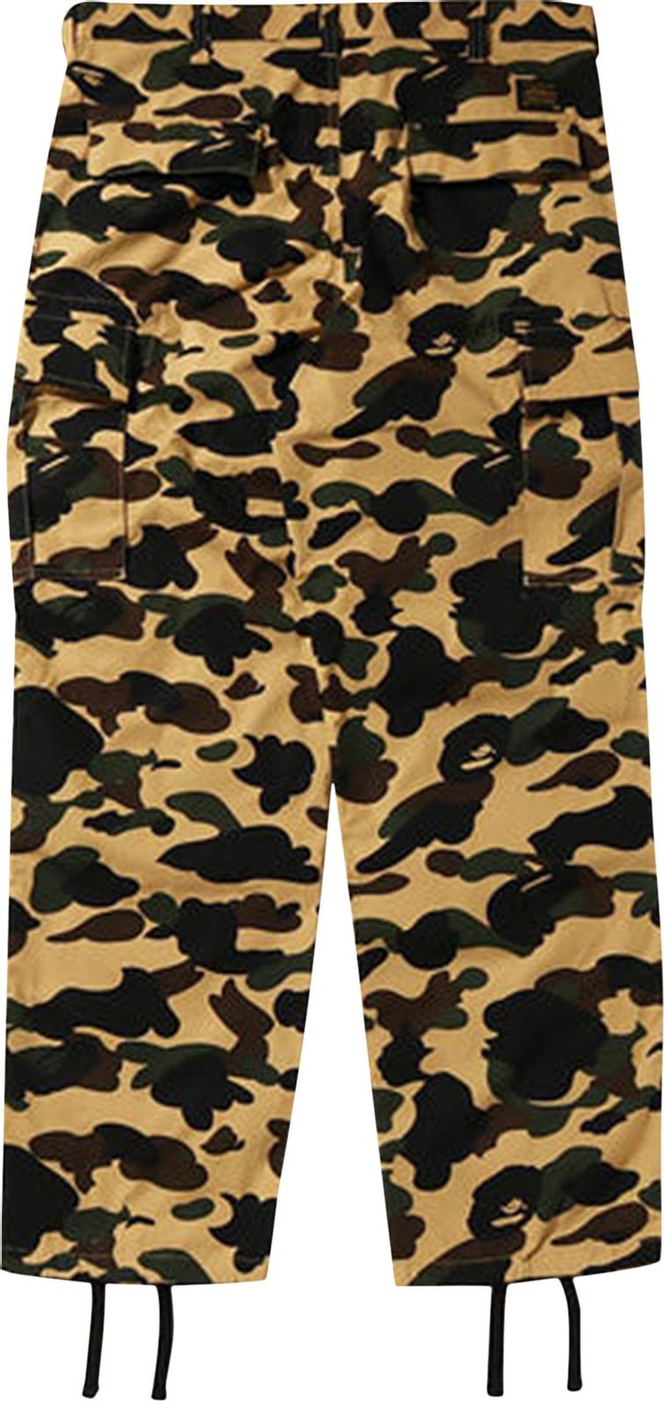 بنطال كارجو BAPE 1st Camo باللون الأصفر