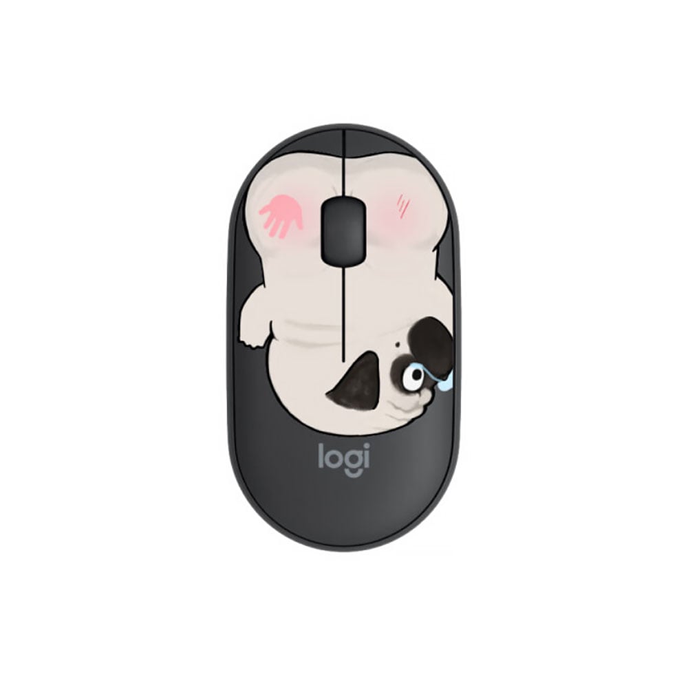 Logitech PEBBLE Wireless Mouse, Black My Emperor Cat