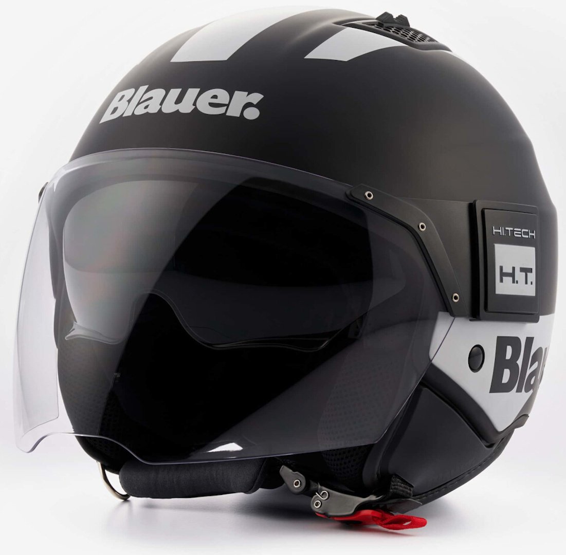 Blauer BET HT jet helmet with removable liner, black/white