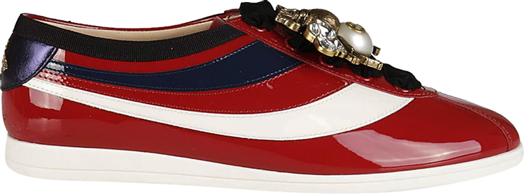 Sneakers Gucci Wmns Falacer Sneakers Red Vernice Crystal, red