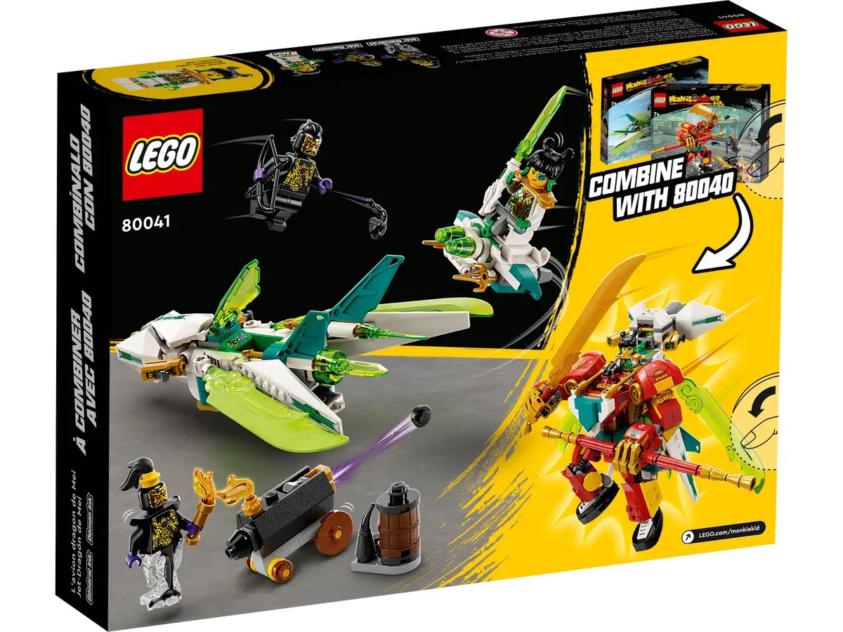 Lego Monkie Kid Mei's Dragon Jet 80041, 246 pieces