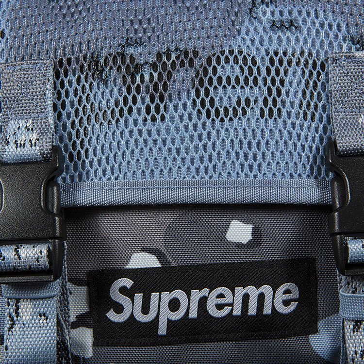 Supreme Waist Bag Blue Chocolate Chip Camo, blue