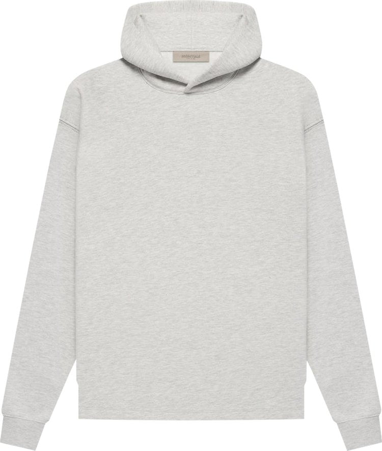 Fear of God Essentials Relaxed Hoodie 'Light Oatmeal', gray