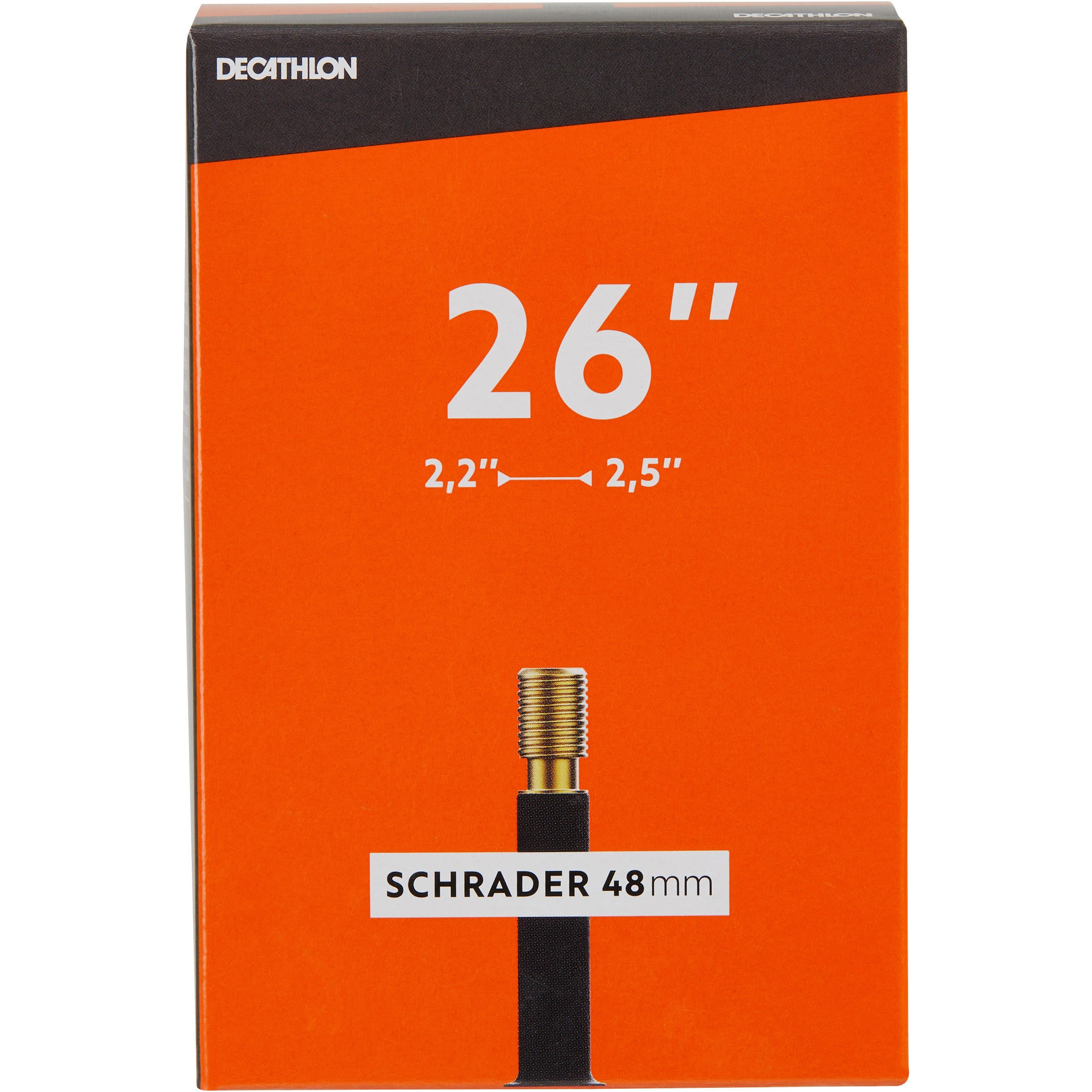 غرفة عرض 26 بوصة حلمة 2.2-2.5 48 مم SCHRADER Decathlon