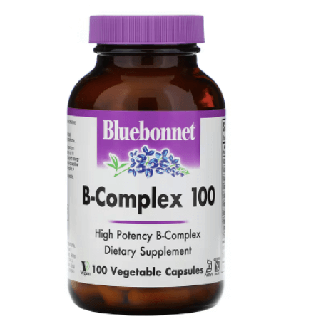 B Vitamins B-Complex 100 Capsules Bluebonnet Nutrition