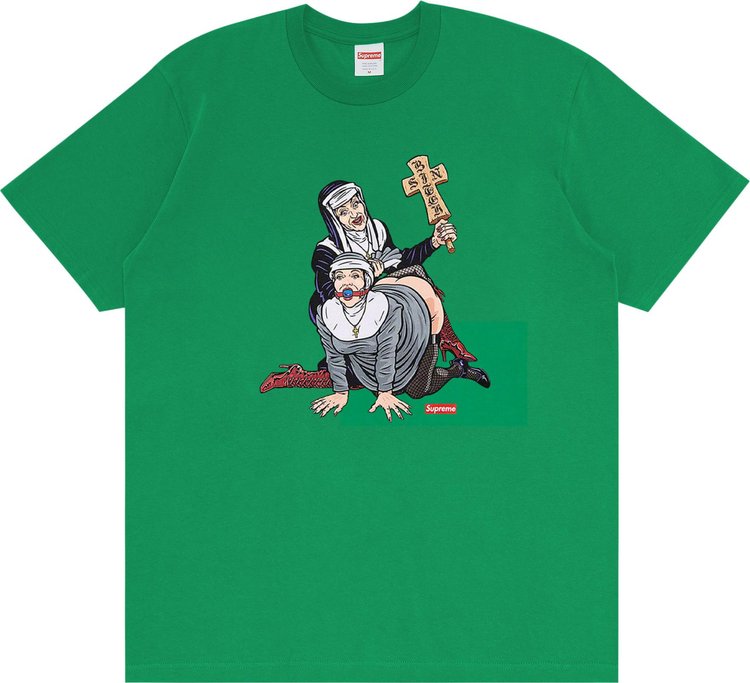 Supreme Nuns Tee 'Green', Green