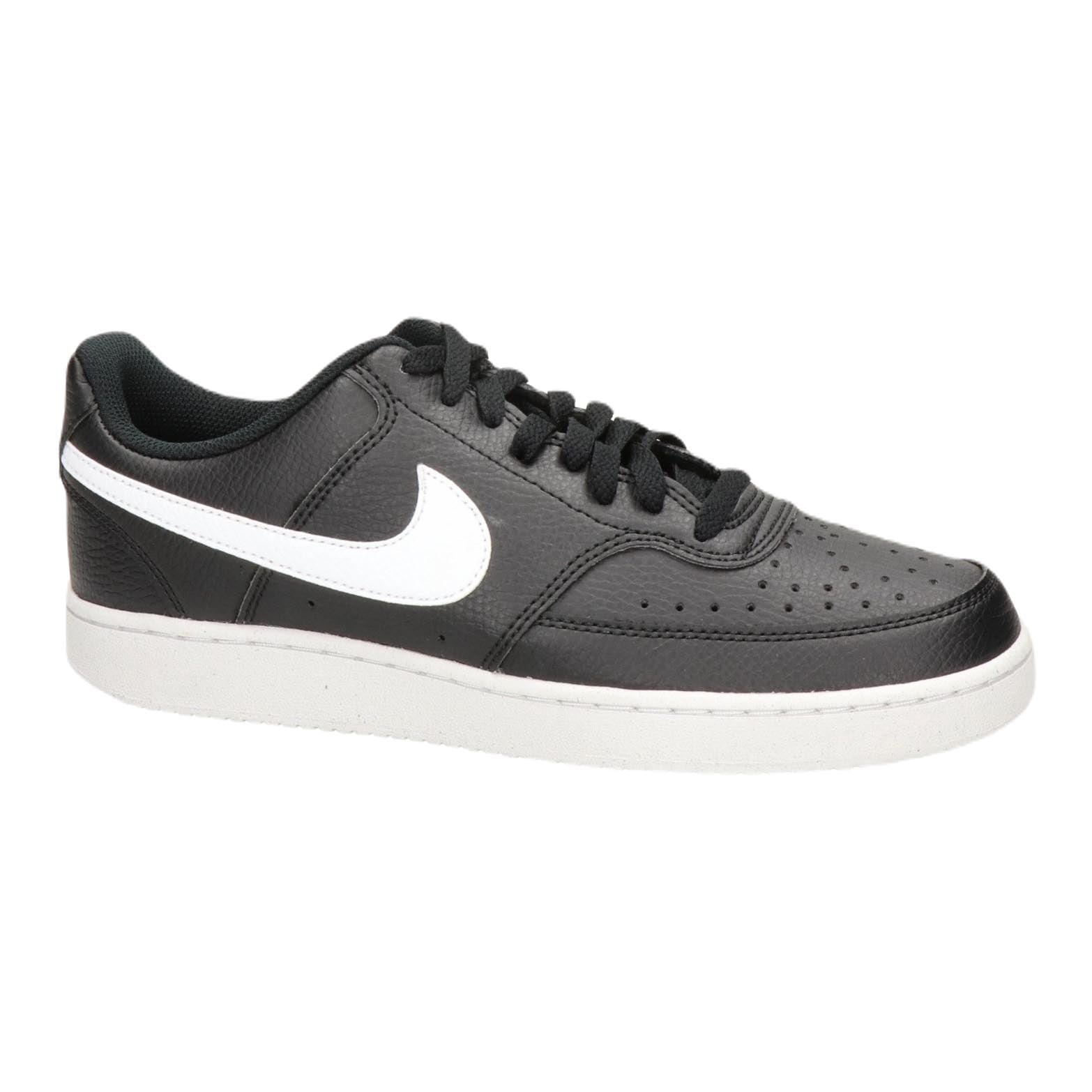 Nike Court Vision Low Next Nature Sneakers, black/white