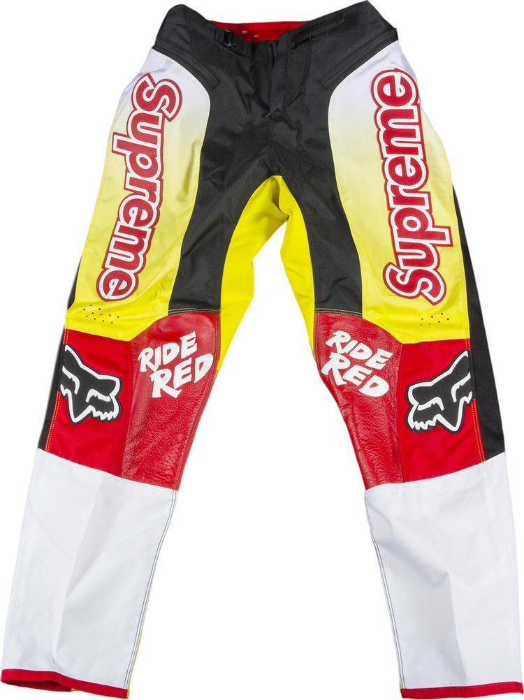 Supreme x Honda Fox Racing Moto Pant 'Red', red