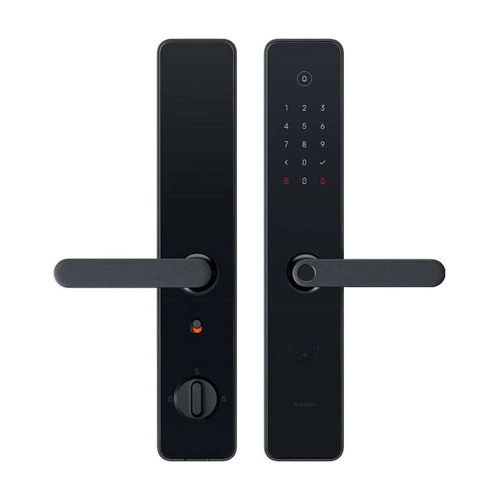 قفل الكتروني Xiaomi Smart Door Lock E20 WiFi، بيومتري، أسود