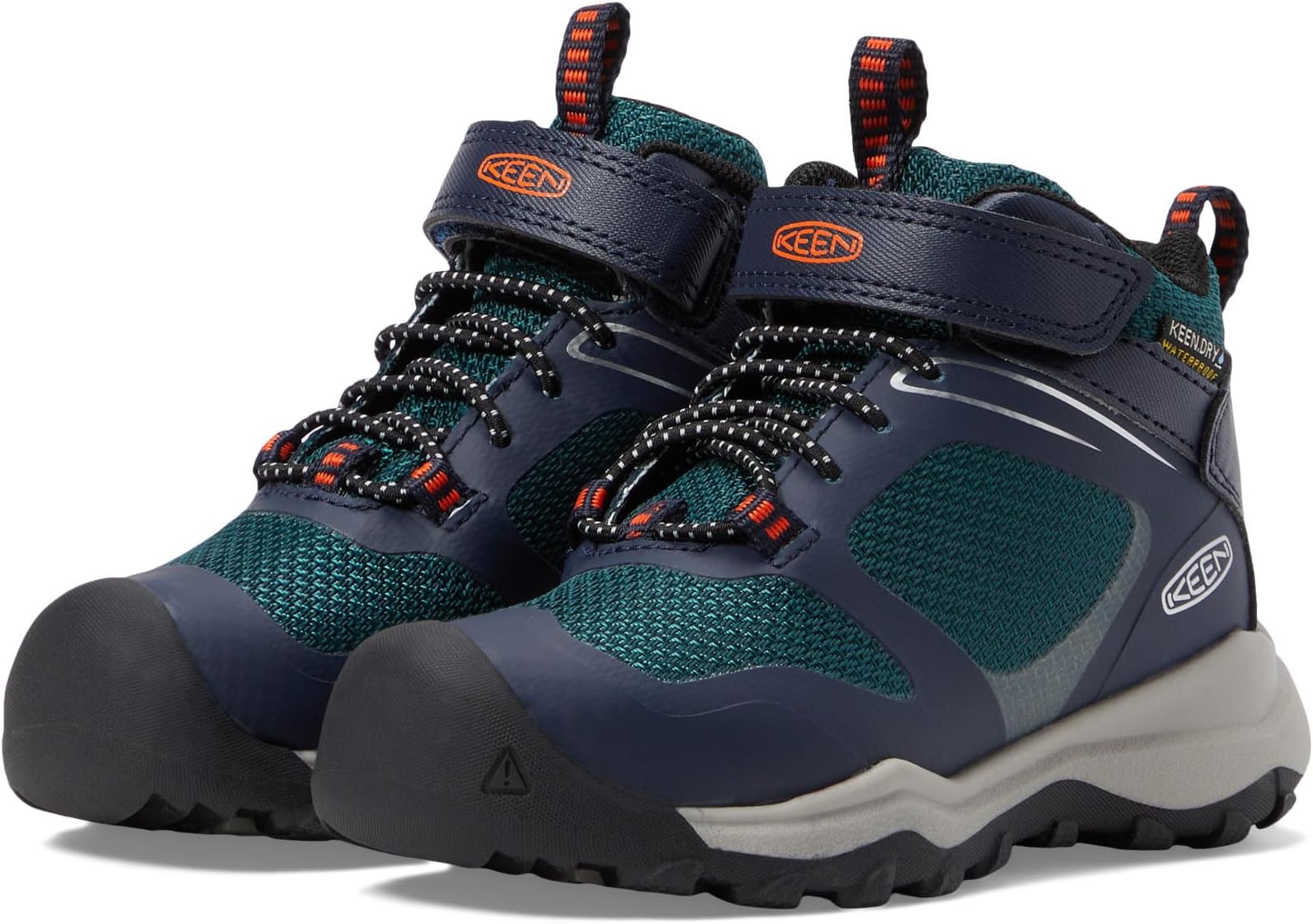 حذاء Wanduro Mid Waterproof KEEN للمشي لمسافات طويلة، لون Sky Captain/Sea Moss