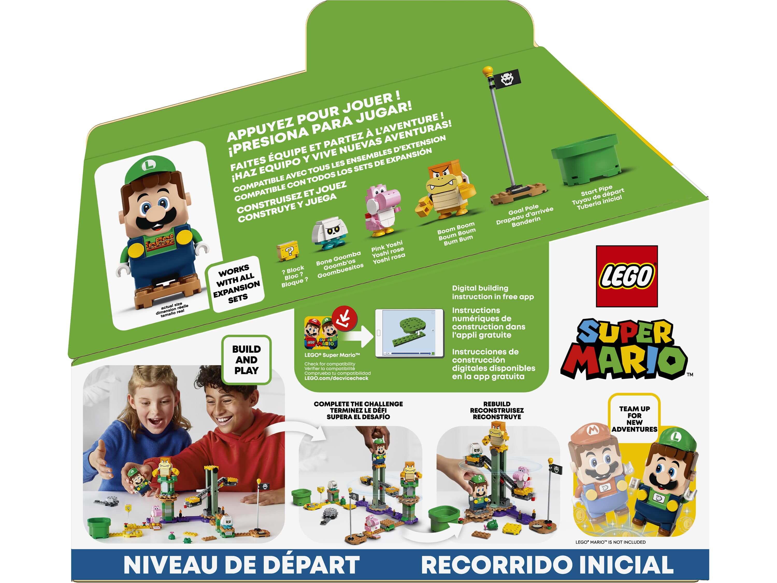 Lego Super Mario Adventures with Luigi Starter Course 71387, 280 pieces