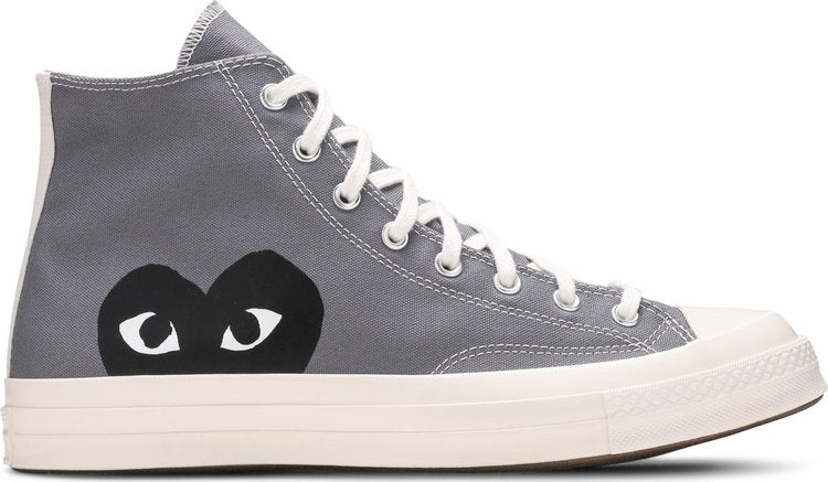 Sneakers Converse Comme des Garçons PLAY x Chuck 70 High Steel Gray