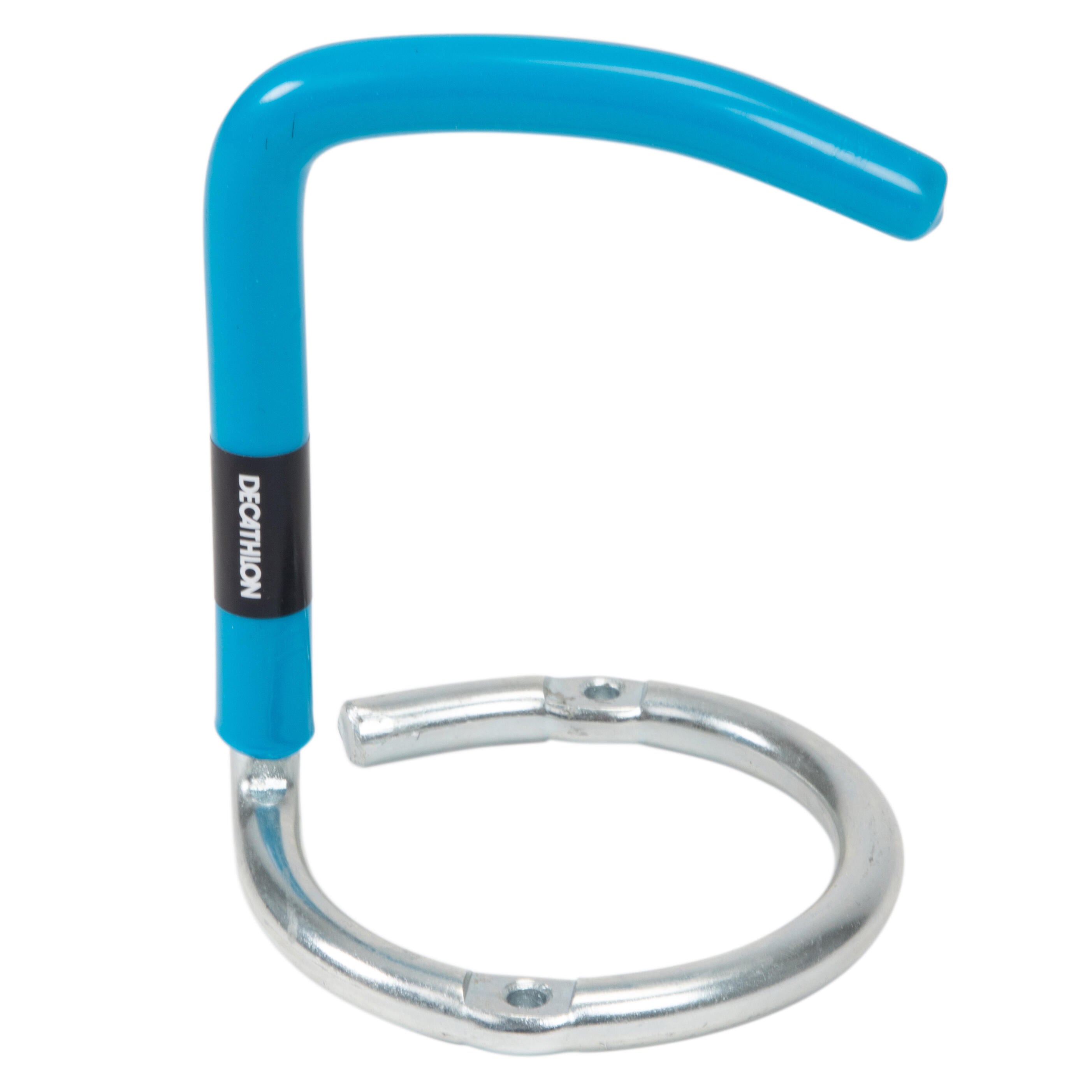 Bike hook for wall or ceiling mounting blue Decathlon