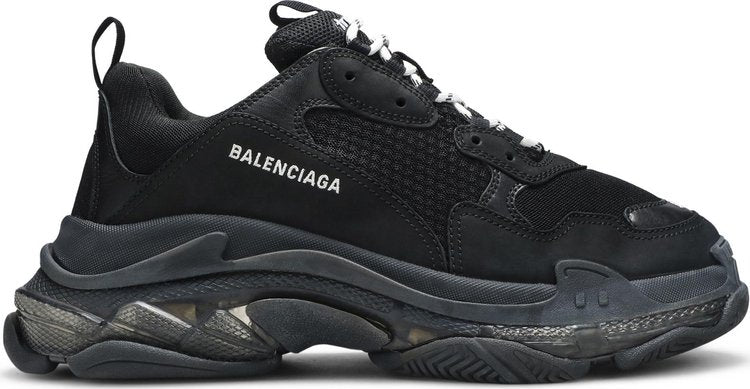 حذاء رياضي Balenciaga Triple S Triple Black 2019، أسود