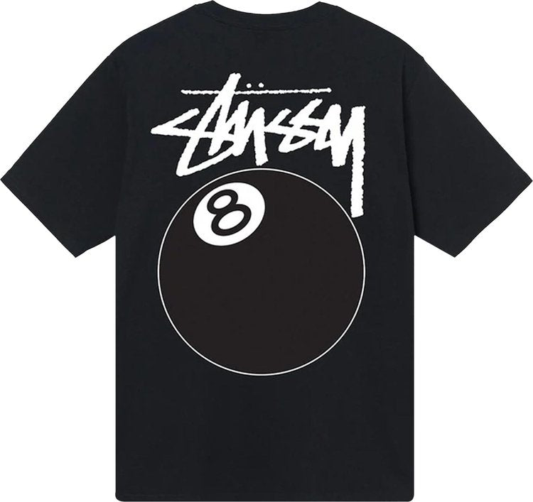 Stussy 8 Ball Tee 'Black', black