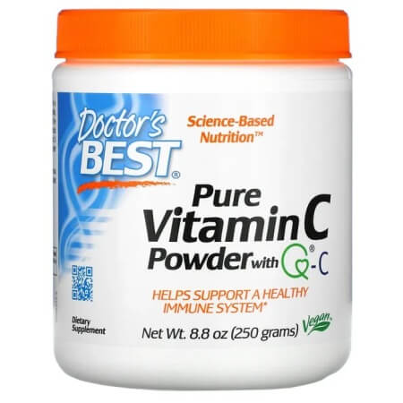 Vitamin C powder with Q-C, Doctor's Best, 250 g