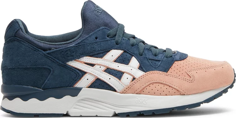 Kith x gel lyte 5 'salmon toe' Asics sneakers, blue