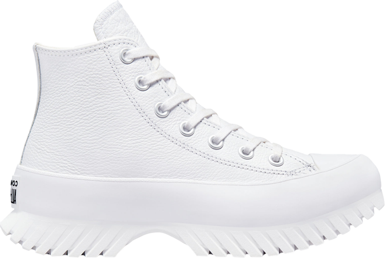 Converse Chuck Taylor All Star Lugged 2.0 Leather High White Sneakers