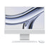 جهاز Apple iMac M3 (2023) الكل في واحد مقاس 24 بوصة، 8 وحدة معالجة مركزية/10 وحدة معالجة رسومية، 8 جيجابايت/256 جيجابايت، جيجابت إيثرنت، فضي، لوحة مفاتيح إنجليزية