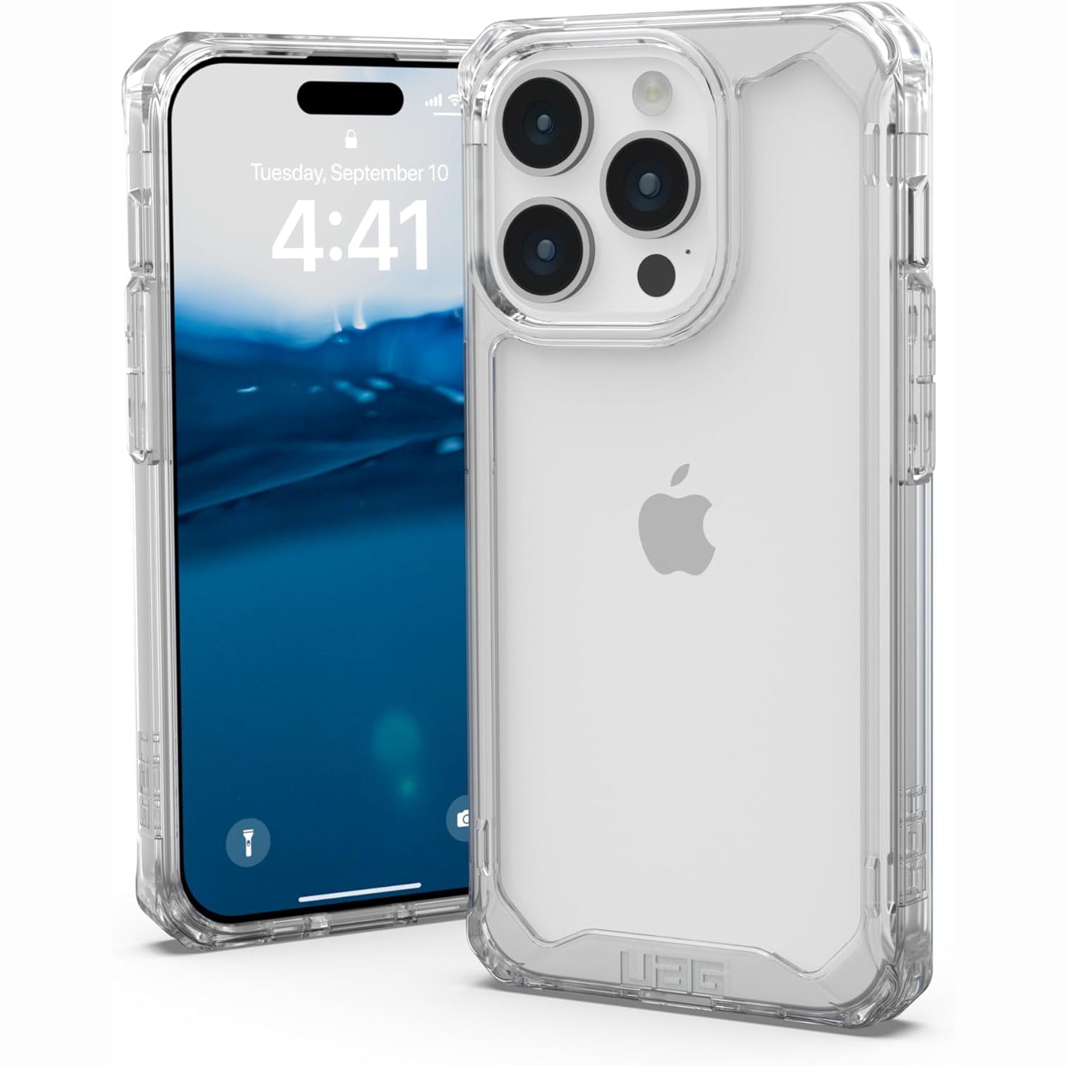 Case UAG Plyo for iPhone 15 Pro, Plyo - Ice