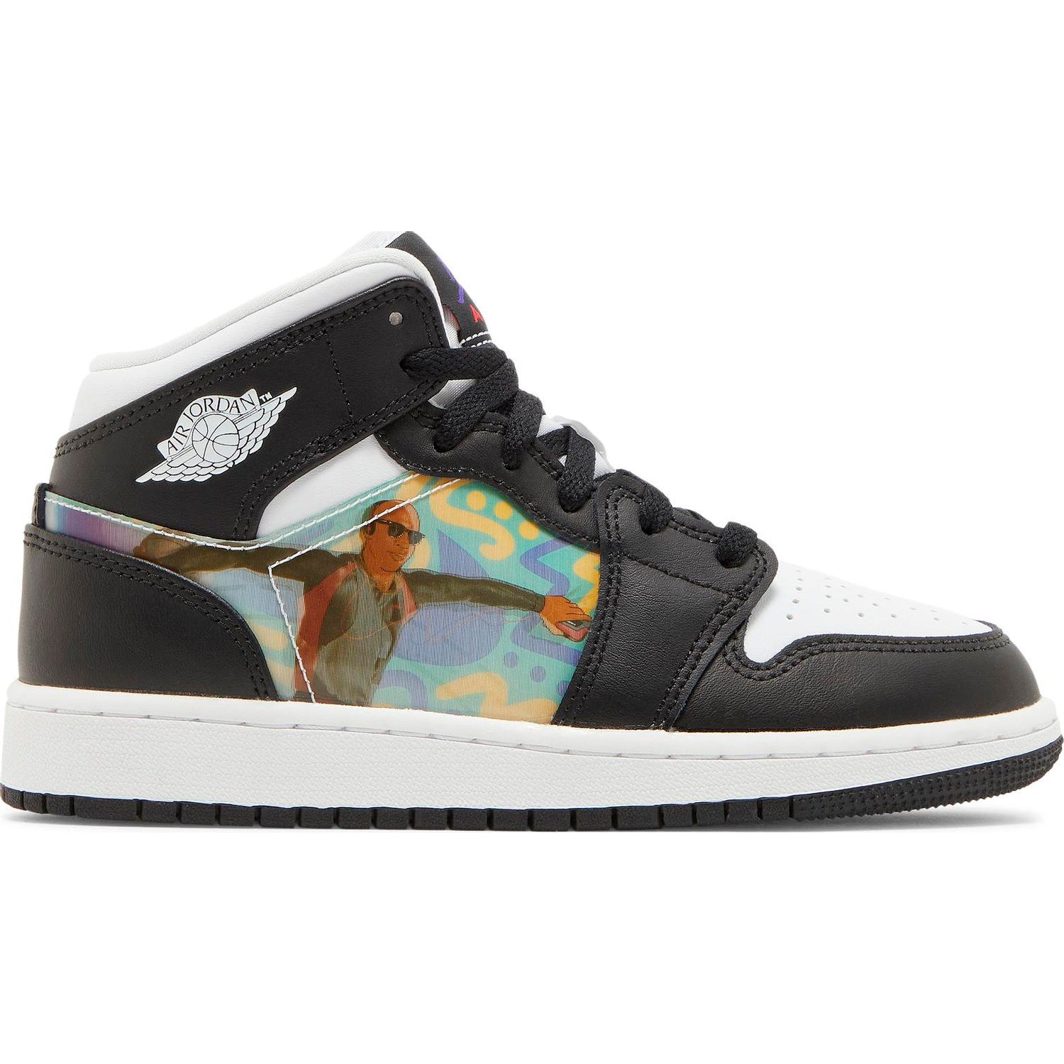 Nike Air Jordan 1 Mid GS sneakers, black