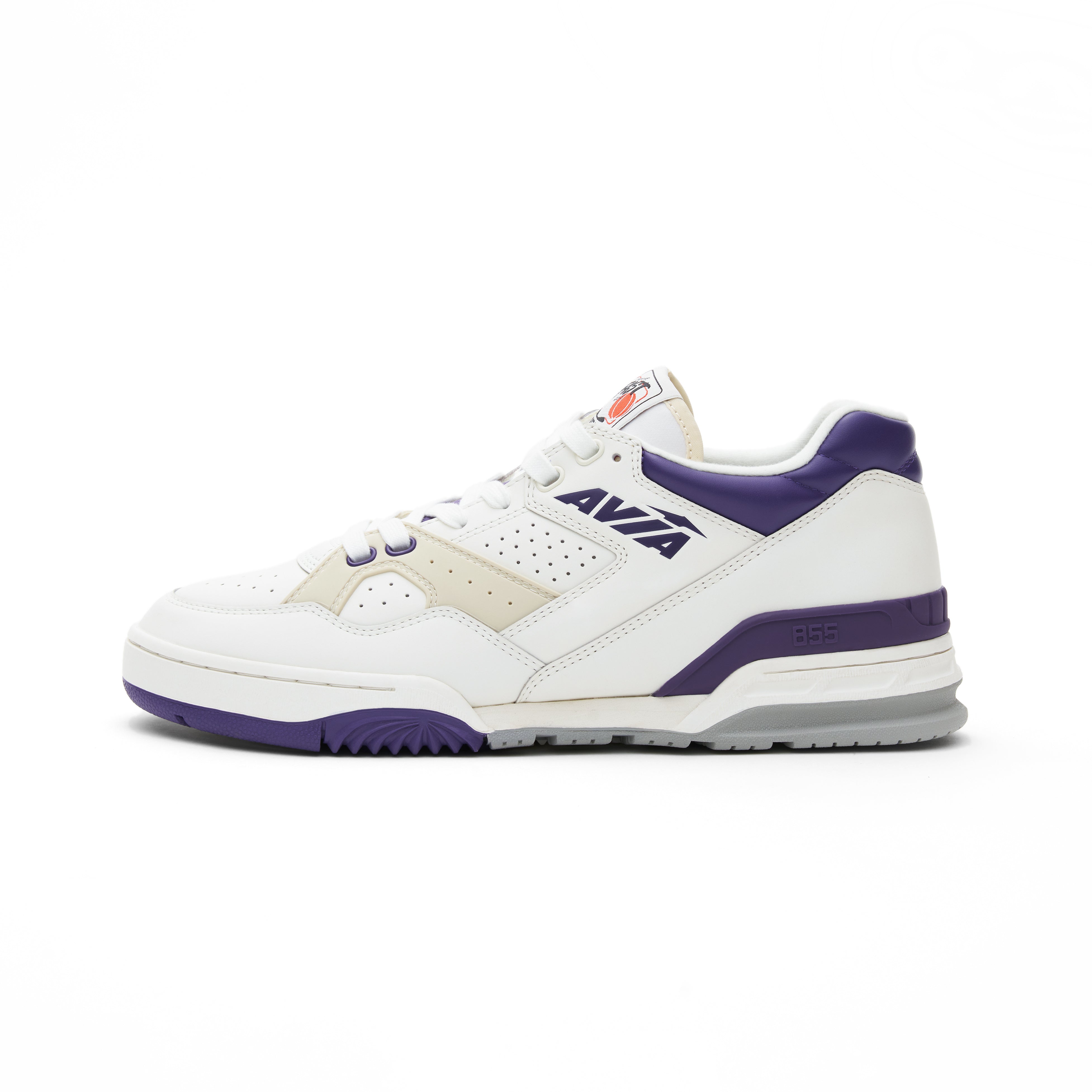 Avia Archive 8 Series Vintage Basketball Sneakers, White/Purple