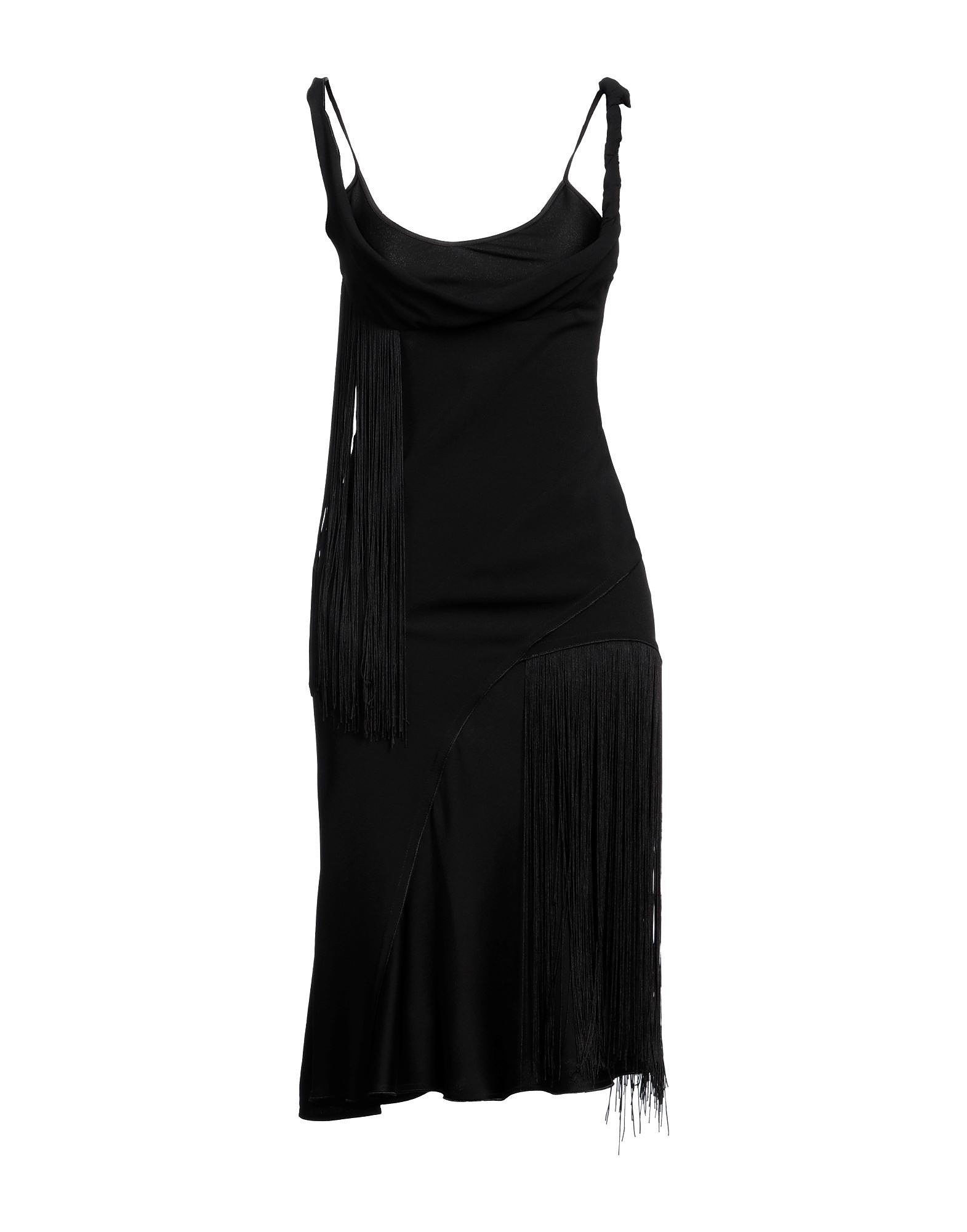 Victoria Beckham Midi Dress, dark black